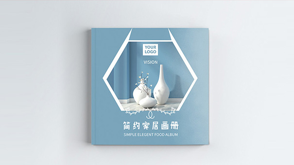 好看的藍(lán)色簡約家居畫冊設(shè)計(jì)欣賞?
